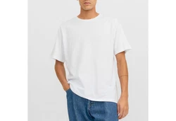 Jack & Jones T-Shirt 6er Pack Under Tee Crew Neck Weiß/Dunkelblau/Creme