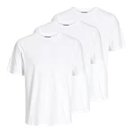 Jack & Jones T-Shirt Under Tee Crew Neck (3-tlg) weiß
