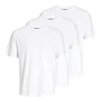 Jack & Jones T-Shirt Under Tee Crew Neck (3-tlg) weiß