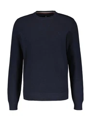 LERROS Rundhalspullover Crewneck Dunkelblau/Blau