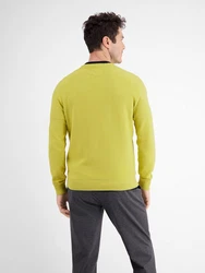 LERROS Rundhalspullover Crewneck Gelb/Grün/Neonfarben