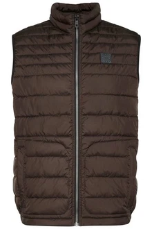 bugatti Steppweste Dunkelbraun/Khaki/Dunkelgrün/Braun/Grau/Beige