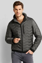 bugatti Blouson mit Stehkragen Dunkelgrau/Grau/Schwarz