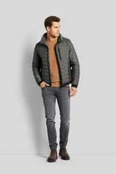 bugatti Blouson mit Stehkragen Dunkelgrau/Grau/Schwarz
