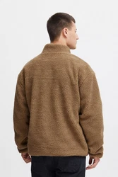 Blend Kapuzenfleecejacke BHSweatshirt Braun/Khaki