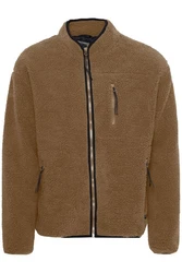 Blend Kapuzenfleecejacke BHSweatshirt Braun/Khaki
