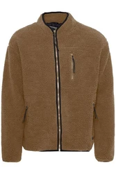 Blend Kapuzenfleecejacke BHSweatshirt Braun/Khaki