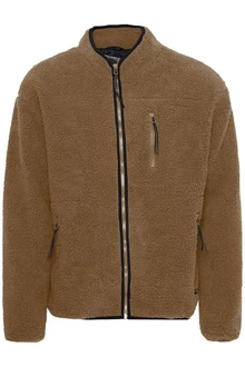 Blend Kapuzenfleecejacke BHSweatshirt Braun/Khaki
