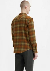 Levi's Hemd BARSTOW WESTERN STANDARD Orange/Braun/Rot/Beige