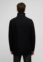 HECHTER PARIS Wolljacke mit Westeneinsatz Schwarz