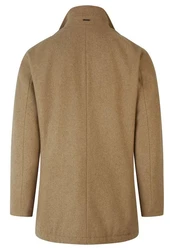 HECHTER PARIS Wolljacke mit Westeneinsatz Braun/Beige
