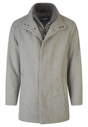 HECHTER PARIS Wolljacke mit Westeneinsatz Grau