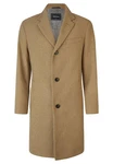 HECHTER PARIS Wollmantel mit Umlegekragen Braun/Beige/Khaki