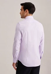 Seidensticker Hemd Business Kent Patch3 Lila/Grau/Rosa