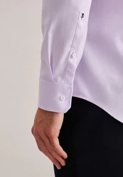 Seidensticker Hemd Business Kent Patch3 Lila/Grau/Rosa