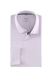 Seidensticker Hemd Business Kent Patch3 Lila/Grau/Rosa