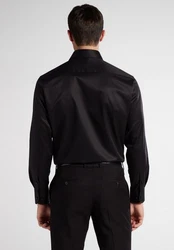 Eterna Langarmhemd COMFORT FIT Schwarz/Grau/Dunkelgrau