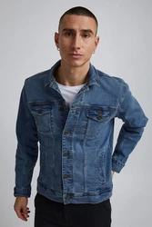 BLEND Jacke Naril Hellblau/Blau/Dunkelblau