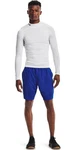 Under Armour Longsleeve HeatGear Mock Langarm-Oberteil Grau/Blau/Weiß