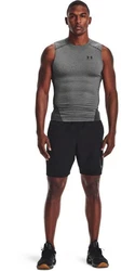 Under Armour T-Shirt HeatGear Armour UA HG ARMOUR COMP SL anthrazit/graumeliert