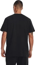 Under Armour T-Shirt Heavyweight Kurzarm-Oberteil (Heavyweight) Schwarz/Dunkelblau/Rot