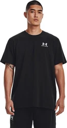 Under Armour T-Shirt Heavyweight Kurzarm-Oberteil (Heavyweight) Schwarz/Dunkelblau/Rot