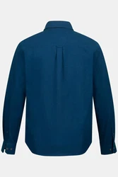 JP1880 Businesshemd Langarm Kentkragen Modern Fit Dunkelblau/Hellblau