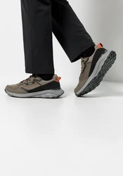 Jack Wolfskin DROMOVENTURE LOW Sneaker Braun/Khaki/Dunkelgrün