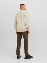 JACK & JONES Sweatshirt JJEBradley Sand