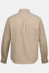 JP1880 Businesshemd Langarm Kentkragen Modern Fit Braun/Beige/Khaki