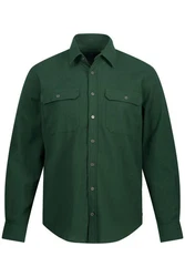 JP1880 Businesshemd Langarm Kentkragen Modern Fit Dunkelgrün/Grün