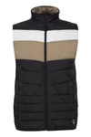 Blend Steppweste Kristian Beige/Weiß/Grau/Hellblau