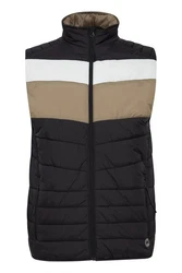 Blend Steppweste Kristian Beige/Weiß/Grau/Hellblau