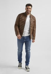 Milestone Steppjacke MSMalik Braun/Beige