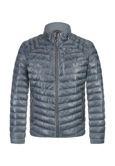 Milestone Steppjacke MSMalik Blau/Grau/Hellblau/Dunkelblau