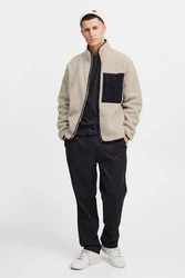 !Solid Fellimitatjacke SDFreddie Beige/Khaki/Braun