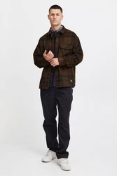 !Solid Wolljacke SDFullmann Braun/Dunkelbraun/Dunkelgrün