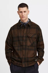!Solid Wolljacke SDFullmann Braun/Dunkelbraun/Dunkelgrün