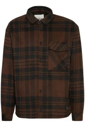 !Solid Wolljacke SDFullmann Braun/Dunkelbraun/Dunkelgrün