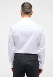 Eterna Langarmhemd SLIM FIT NON IRON Weiß/Creme