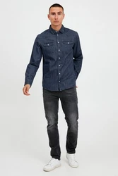 Blend Jeanshemd BHNantes Blau/Hellblau/Dunkelblau