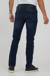 !Solid Slim-fit-Jeans Slim Fit Denim Jeans SDTOMY (4134) Dunkelblau (4134)