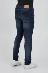 !Solid Slim-fit-Jeans Slim Fit Denim Jeans SDTOMY (4134) Blau (4134)