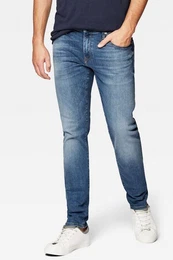 Slim-fit-Jeans Skinny Fit Basic Jeans Denim Pants JAMES (1-tlg) 4156 in Blau