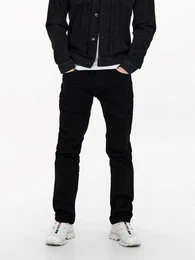 Regular-fit-Jeans Regular Fit Jeans Straight Denim Stretch Pants ONSWEFT (1-tlg) 3975 in Schwarz-2