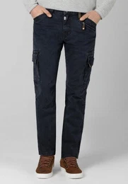Cargohose Cargo Denim Hose Slim Fit Stretch Jeans Regular BenTZ 5178 in Dunkelblau