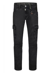 TIMEZONE Cargohose BenTZ Jeans Regular (5178) Schwarz