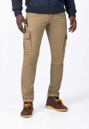 Cargohose Cargo Denim Hose Regular Fit Stretch Jeans Regular BenTZ 5180 in Beige