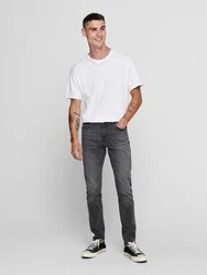 ONLY & SONS Slim-fit Jeans Warp (3977) Grau (3977)