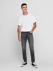 ONLY & SONS Slim-fit Jeans Warp (3977) Grau (3977)